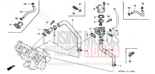 THERMOSTAT CBR600F1 de 2001